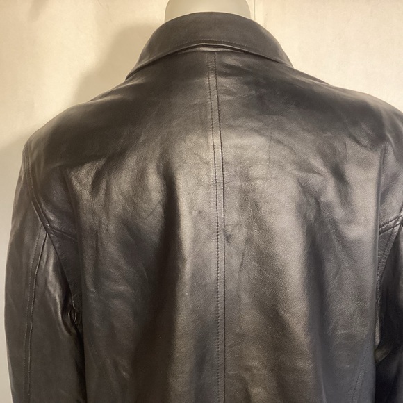 JL Colebrook Women’s Black Leather Jacket size Large - Picture 6 of 13